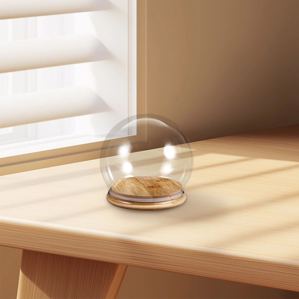 2Pcs Clear Glass Dome Display  - огляд і ціна Plastic Dome Clear