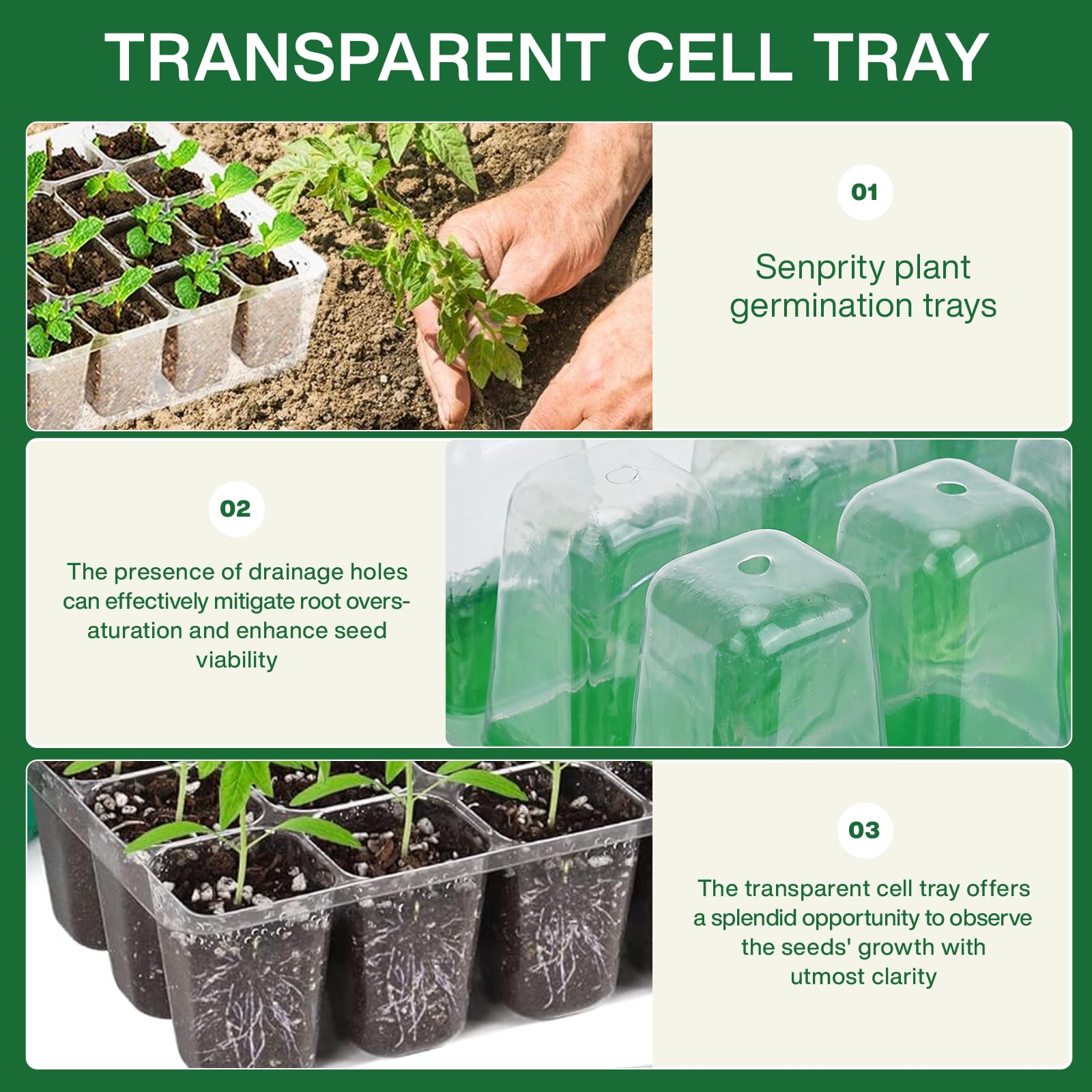 Seed Starter Tray with Plant L - огляд і ціна Humidity Dome Kit