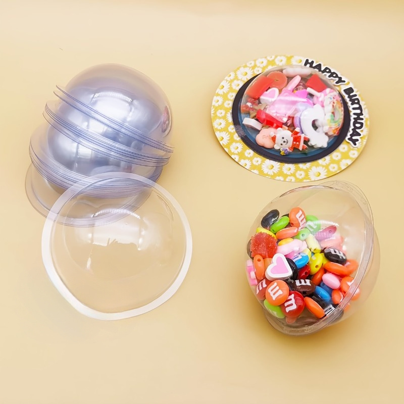 10pcs/set DIY Plastic Candy Do - огляд і ціна Plastic Dome Clear
